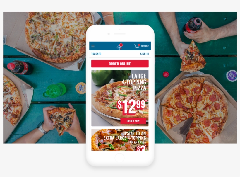 Domino's Mobile Image - California-style Pizza, transparent png download