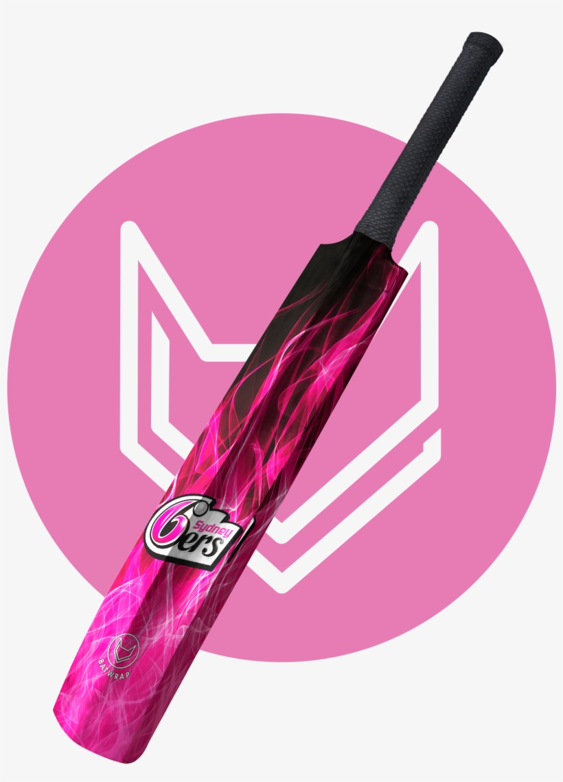 Sydney Sixers Electric - Bat Wrap Cricket, transparent png download