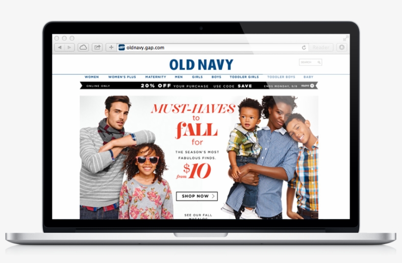 Contactimage - Old Navy Fall Ad, transparent png download