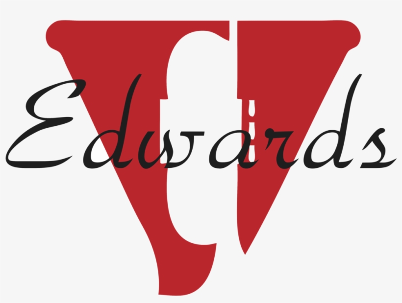 Edwards Logo Black Script, transparent png download