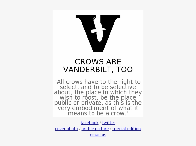 Crows Are Vanderbilt, Too Competitors, Revenue And - Poster, transparent png download