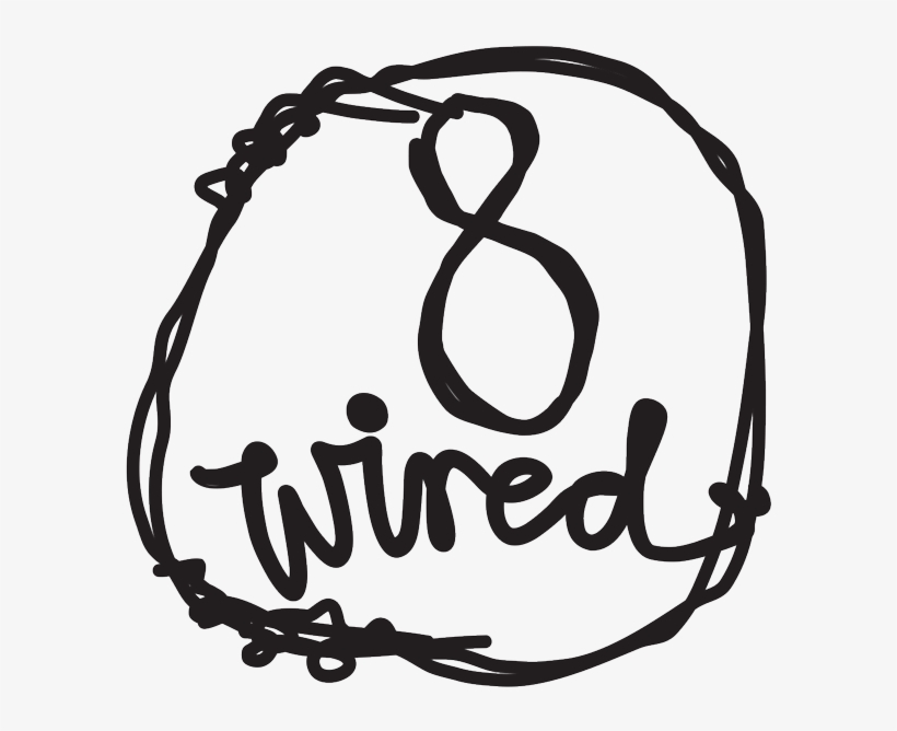 8wired Logo Black 600px - 8 Wired Palate Trip, transparent png download