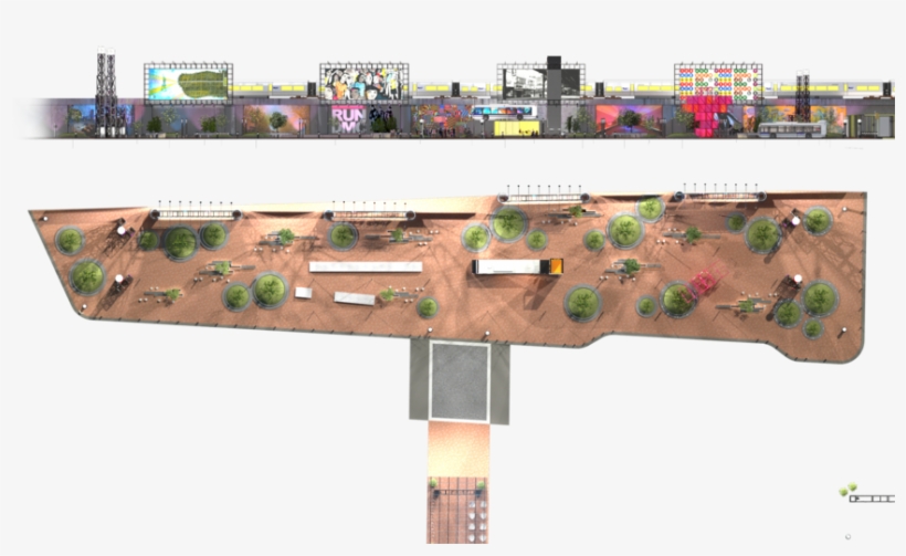 Jamaica-el 3d Model Plan Elevation, transparent png download