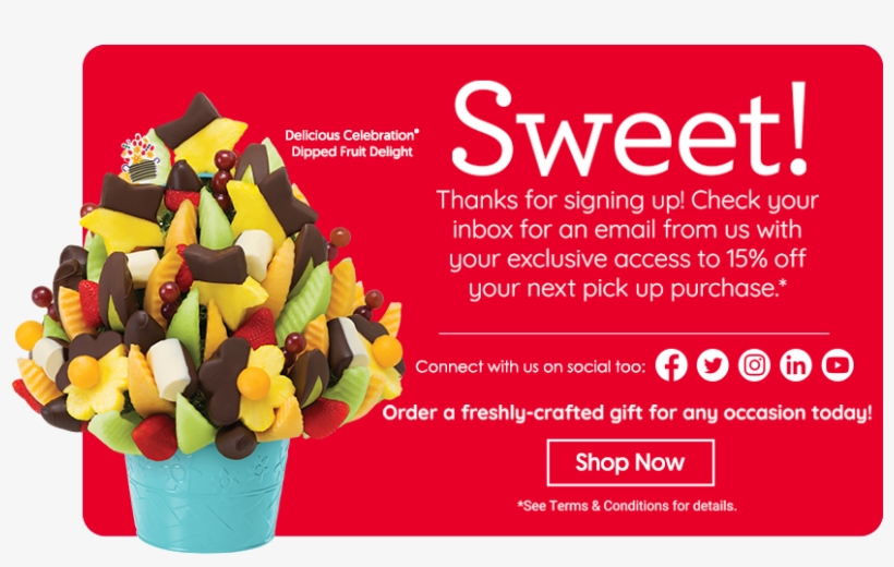 15% Discount - Edible Arrangements Albany Ga, transparent png download