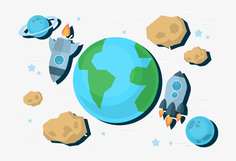 Earth And Space Clip Art, transparent png download