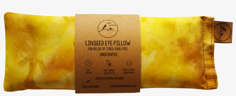 Namaskar Eye Pillow Melbourne Designer Cotton - Pillow, transparent png download