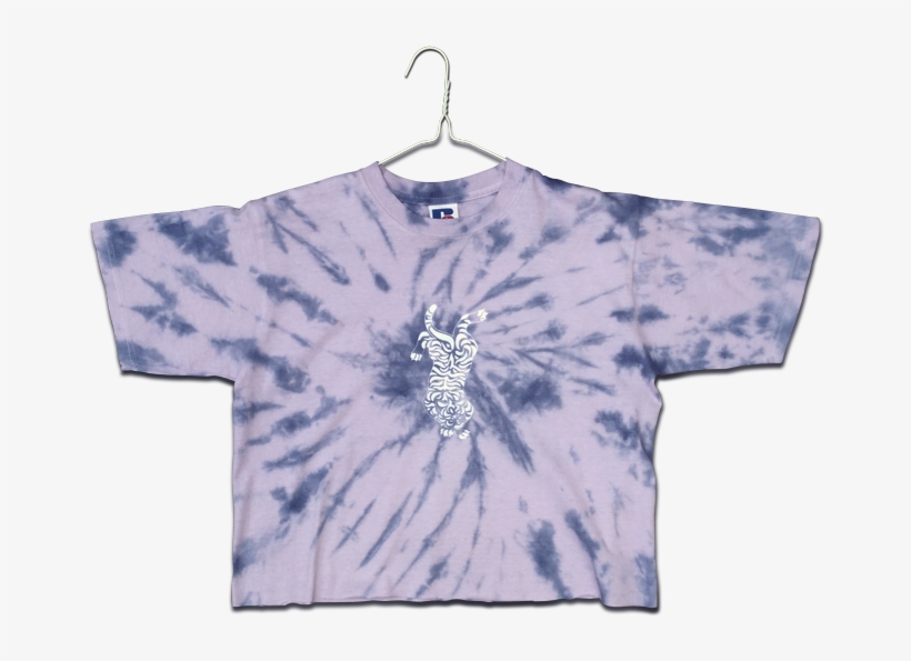 Tie Dye Tiger Lil Tee Product Main, transparent png download