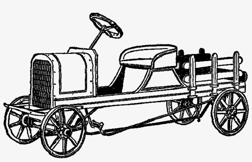 Vintage Toy Car Clip Art - Car, transparent png download