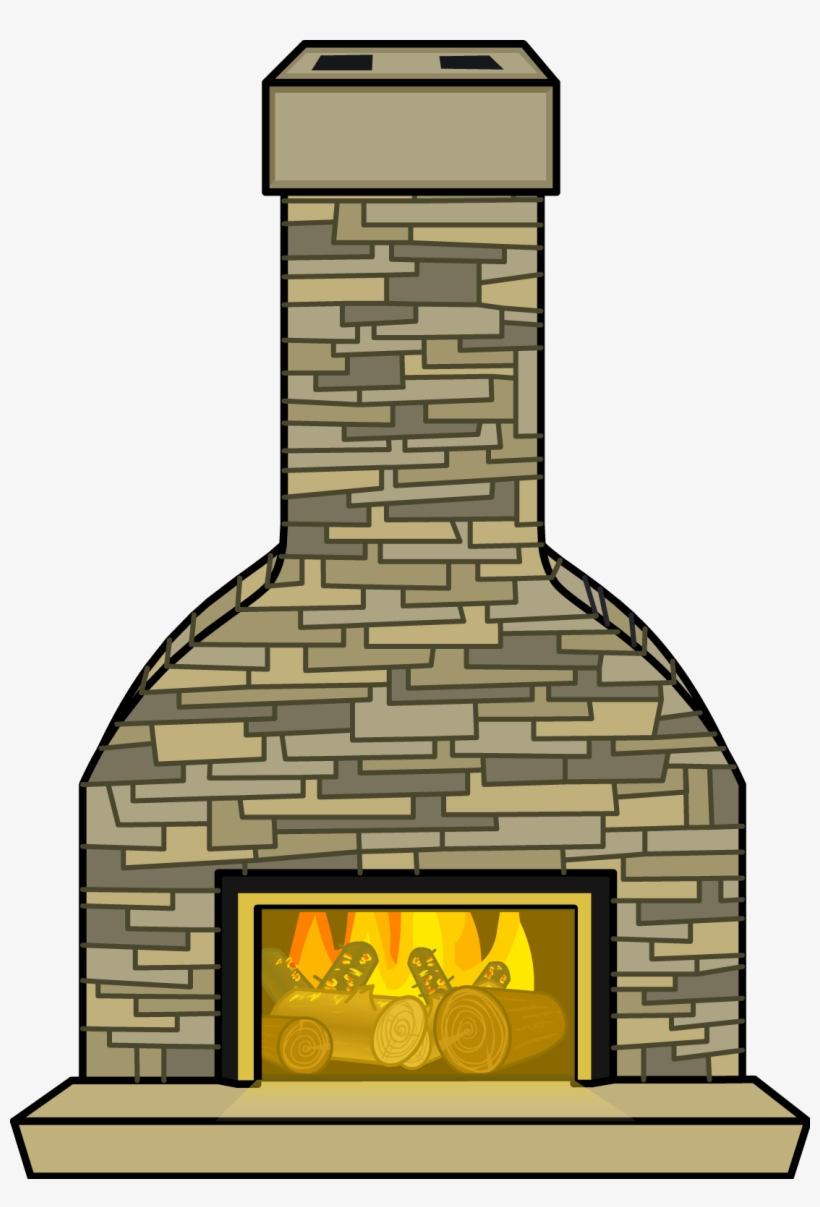 Cozyfireplace 804 Rustic Lit - Clip Art, transparent png download
