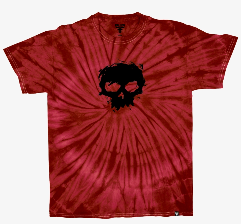 Zero Fallen Blood Skull T-shirt - Zero Skateboards, transparent png download
