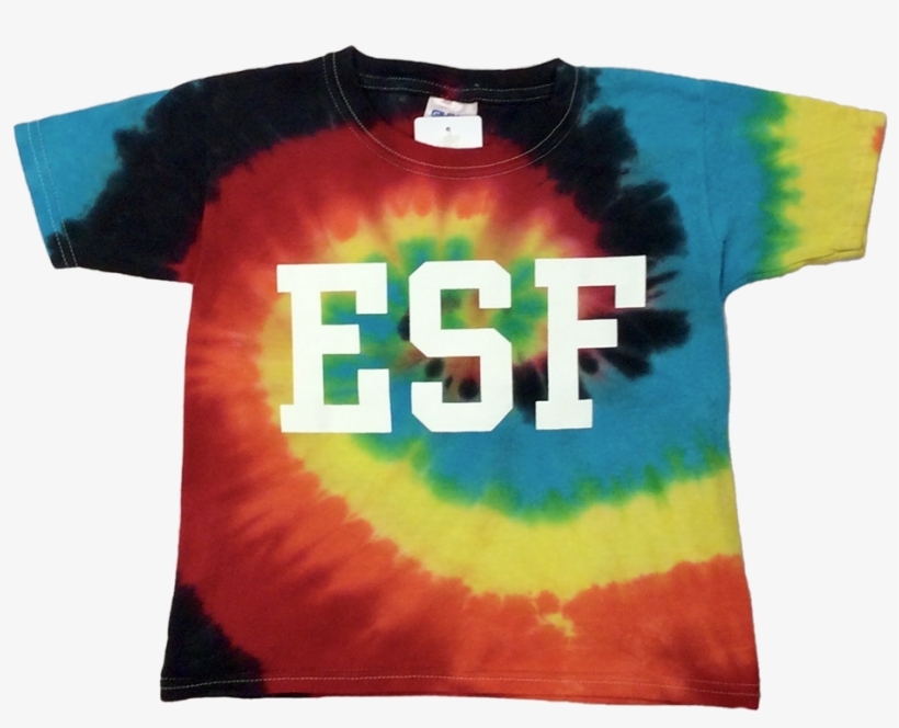 Kids Tie Dye T-shirt - Active Shirt, transparent png download