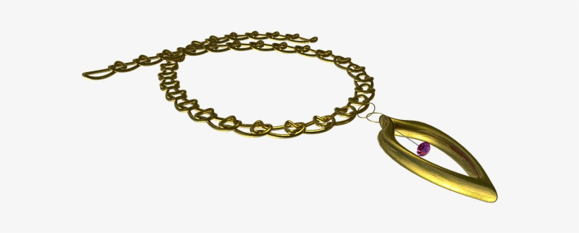 Chain, Gold Chain, Necklace, Gold - Necklace, transparent png download