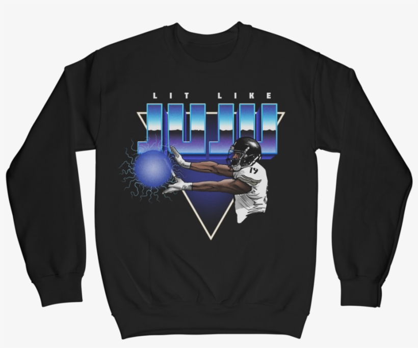 Lit Like Juju Crewneck Black - Sweatshirt, transparent png download