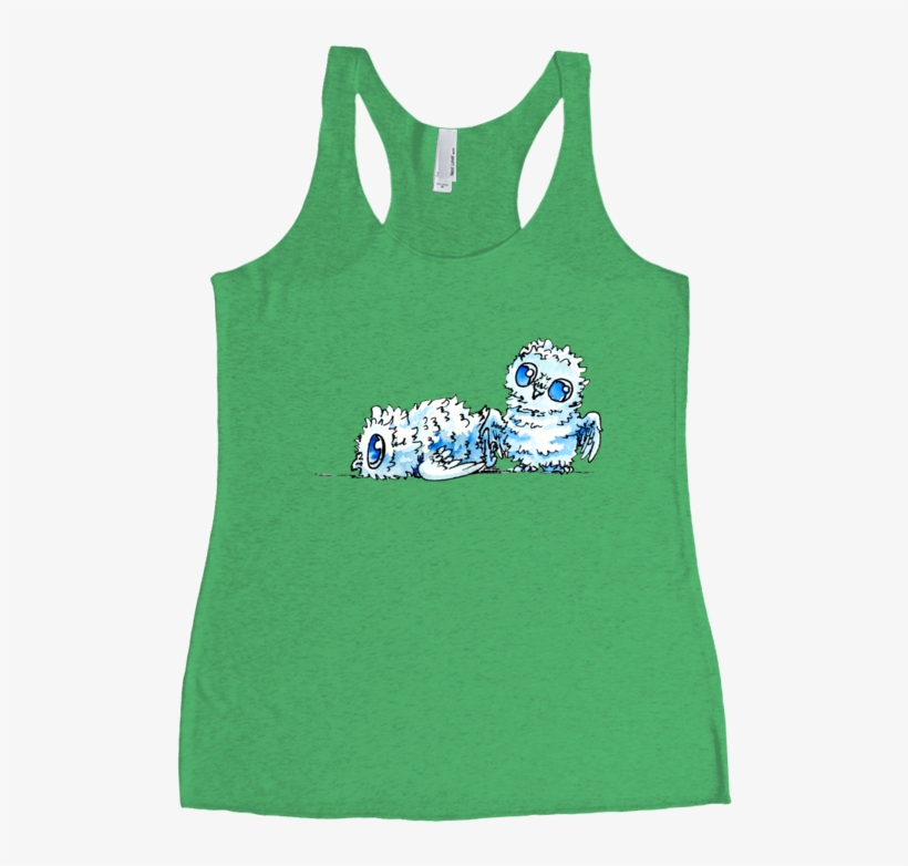Owls Racerback Tank Top - Sleeveless Shirt, transparent png download