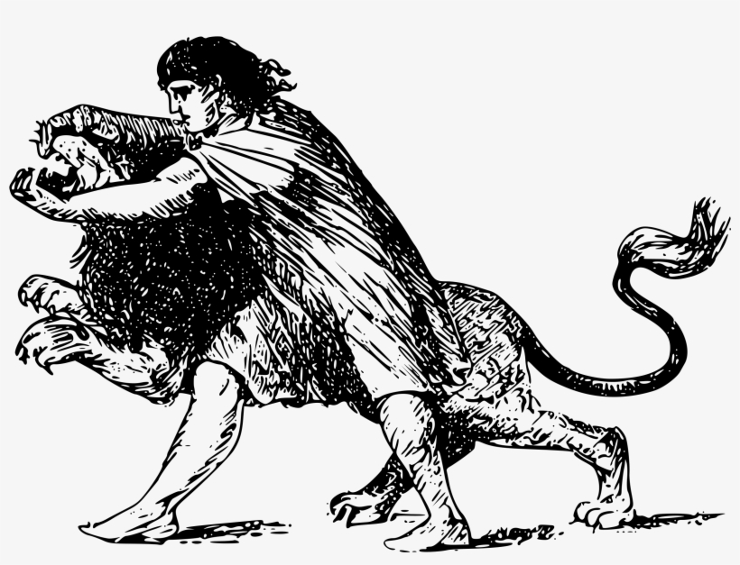 This Free Icons Png Design Of Lion Wrestling, transparent png download