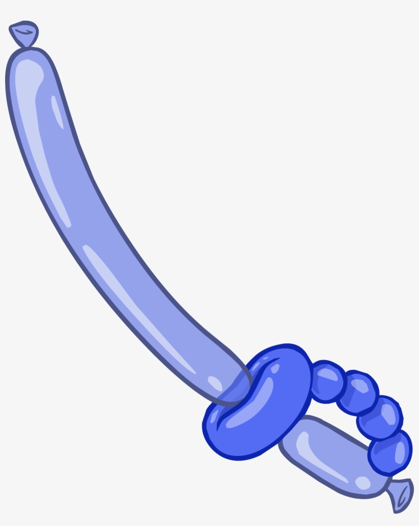 Clothing Icons 5419 - Balloon Sword Clipart, transparent png download