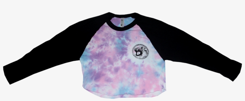 Sk8rats Tie Dye Baseball T Crop Top - Crop Top, transparent png download