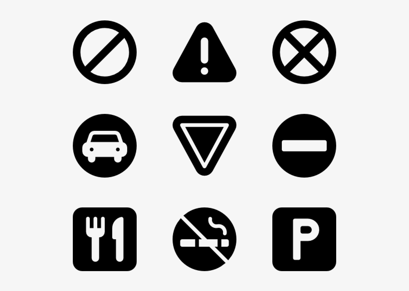 Traffic Signs - Traffic Sign Icon Png, transparent png download