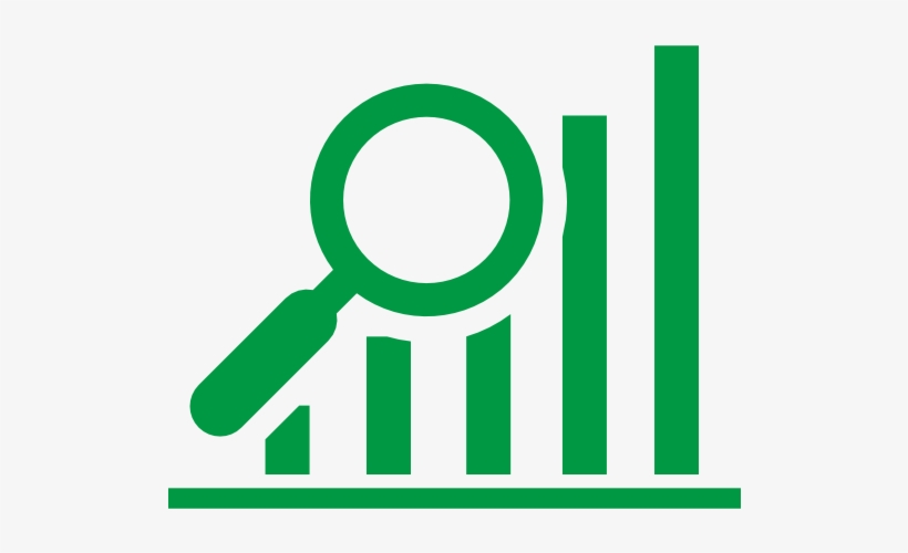 Simbolo De La Interfaz De Busqueda De Datos De Un Grafico - Иконка Аналитика, transparent png download