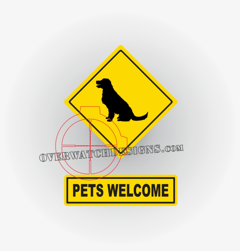 Pets Welcome Sign - Ball Python Crossing Funny Novelty Crossing Sign 16.5'x16.5',, transparent png download