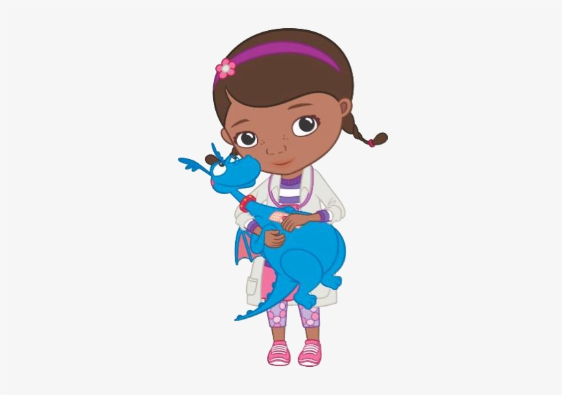 Doc Holding Friend - Clipart Doctora Juguetes, transparent png download
