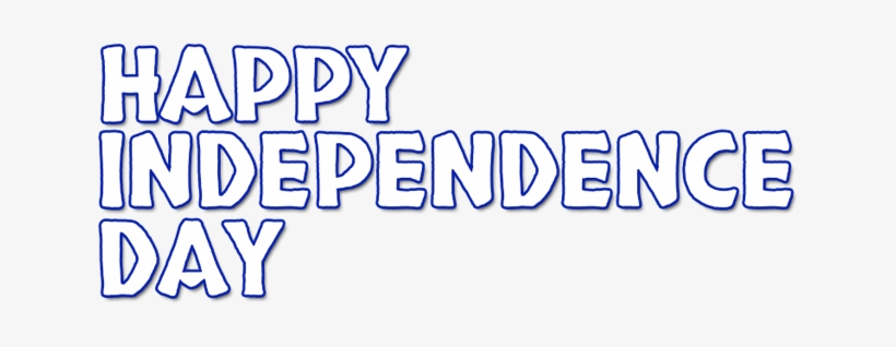 Font Size - - Happy Independence Day Letter, transparent png download