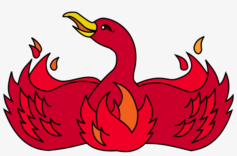 Phoenix And Firebird Logo - Then And Now Logos, transparent png download