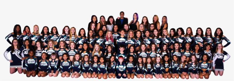 Cheerleader Clip Black And White Huge - Mavericks Cheer, transparent png download