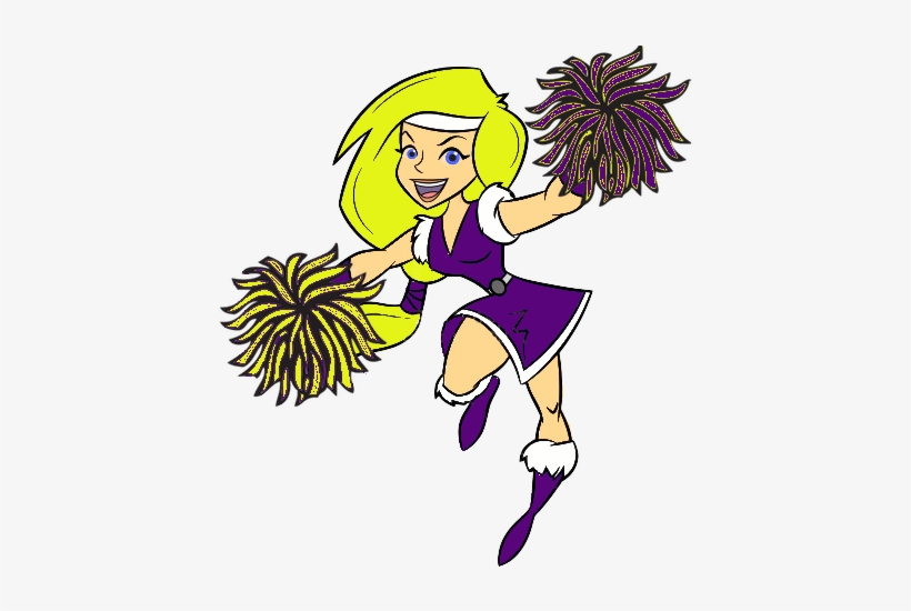 Viking Cheer - Viking Cheerleader Clipart, transparent png download