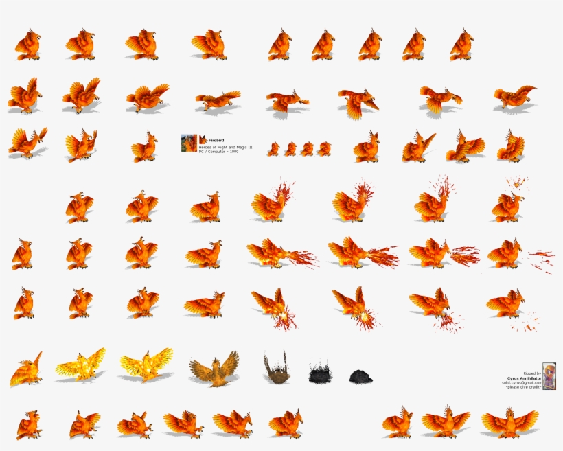 Firebird - Illustration, transparent png download