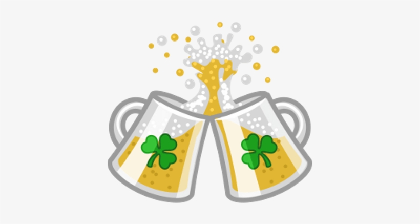 St Patrick's Day Pints - St Patricks Day Cheers, transparent png download