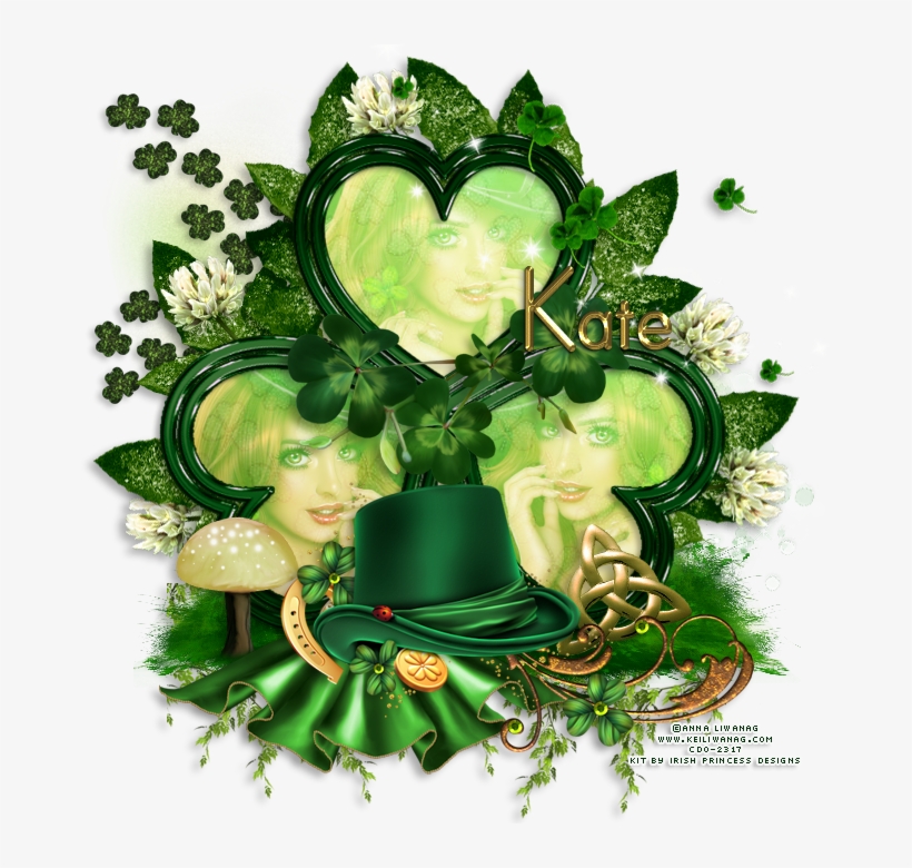Irish Princess Design Fan Page - Illustration, transparent png download
