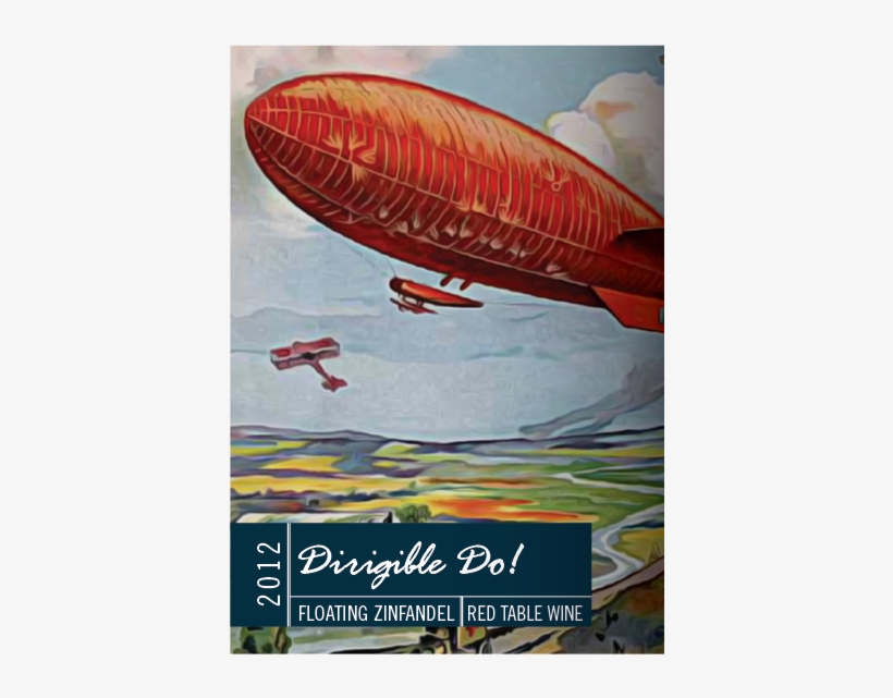 Dirigible Basic Label - Poster, transparent png download