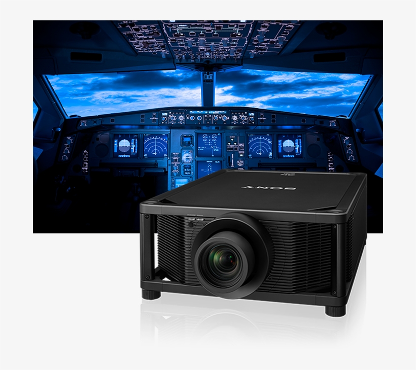 Projectors For Flight And Automotive Simulation - Sony Vpl Vw5000es - 3d 4k Sxrd Projector - 5000 Lumens, transparent png download