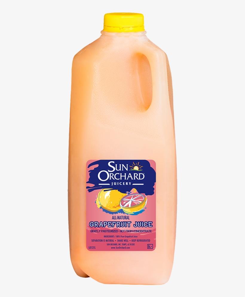 100% Grapefruit Juice 64oz - Grapefruit Juice, transparent png download