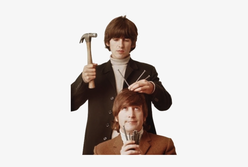 George Harrison, John Lennon, And The Beatles Image - Maxwell's Silver Hammer, transparent png download