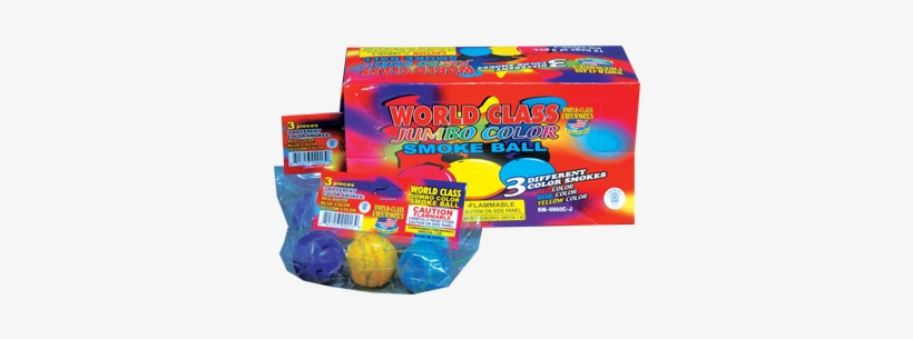 Jumbo Color Smoke Balls Box - Fireworks Smoke Balls, transparent png download