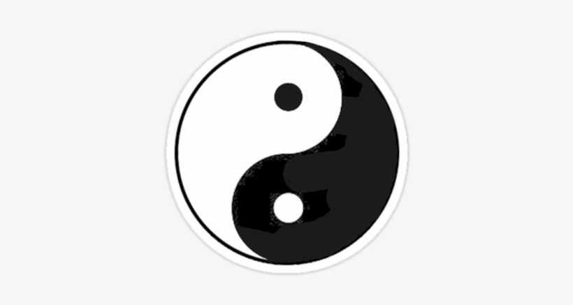 Yin Yang By Ashrakat300 - Yin Yang Symbol, transparent png download
