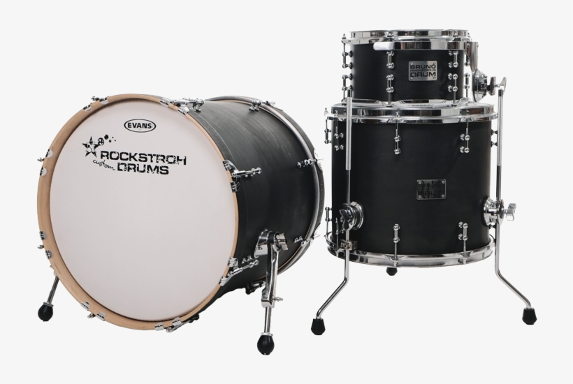 Lg Bruno Custom Set - Black Acrylic Drum Shell, transparent png download