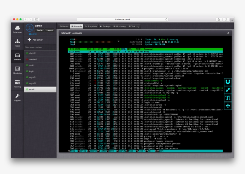 Danube Cloud On Smartos - Computer Program, transparent png download