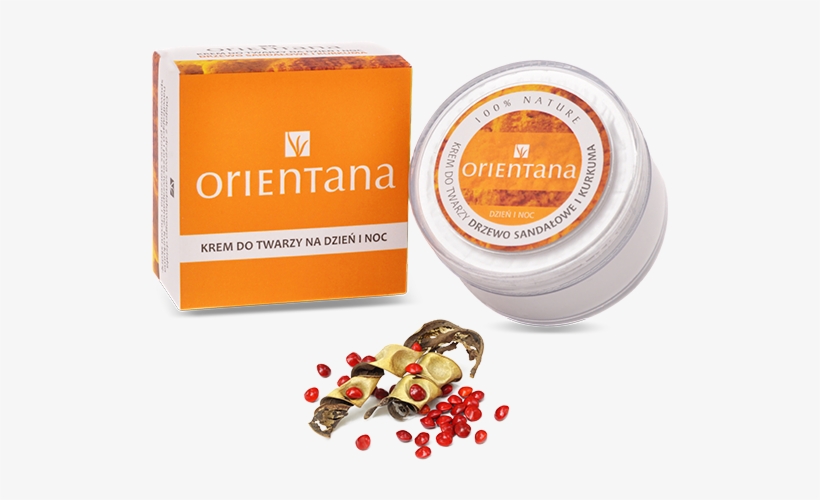 Face Cream Sandalwood & Turmeric - Krem Orientana, transparent png download