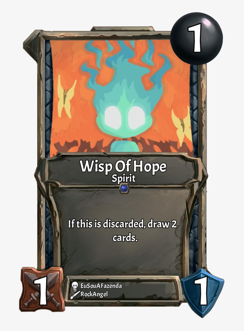 [cosmetic Update] Wisp Of Hope, - Collective Community Card Game, transparent png download