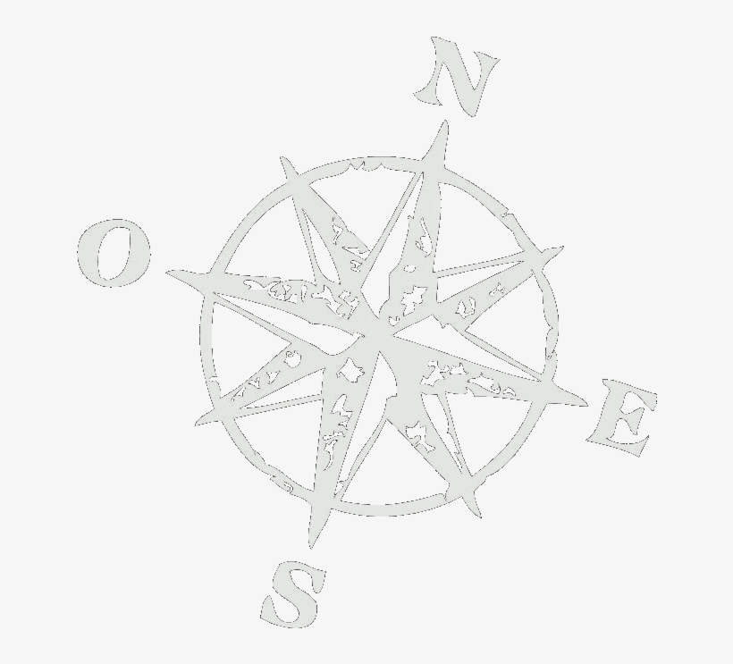 Rose Des Vents Negate - Emblem, transparent png download