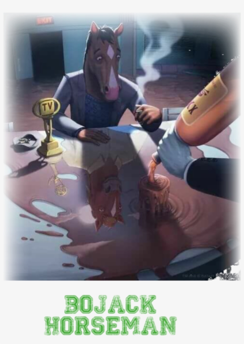 Model Image Graphic Image - Bojack Horseman Depressed, transparent png download
