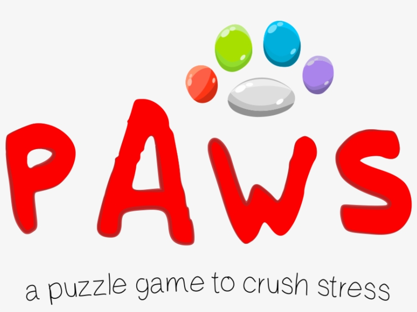 Paws A Puzzle Game To Crush Stress - Graphic Design, transparent png download