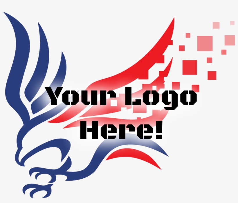 Your Company Here - America Flag With Eagle Logo, transparent png download