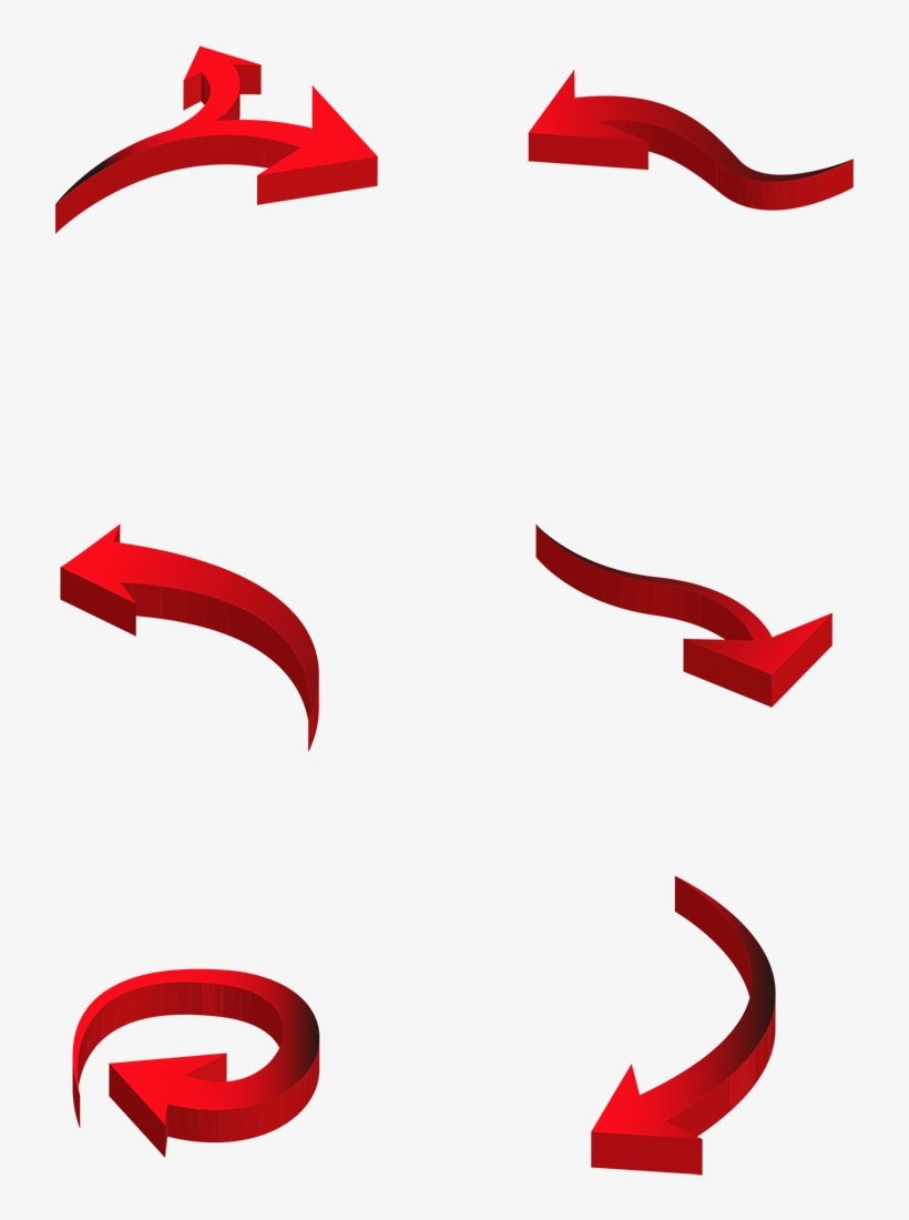 Élément De Flèche Simple Dimensionnelle Conception - Stencil, transparent png download