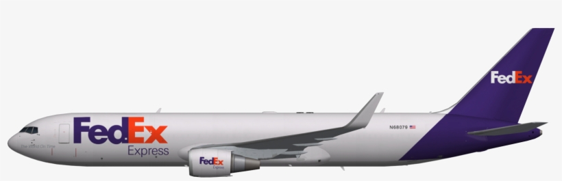 Fedex Express 767-300 - 737 Template, transparent png download