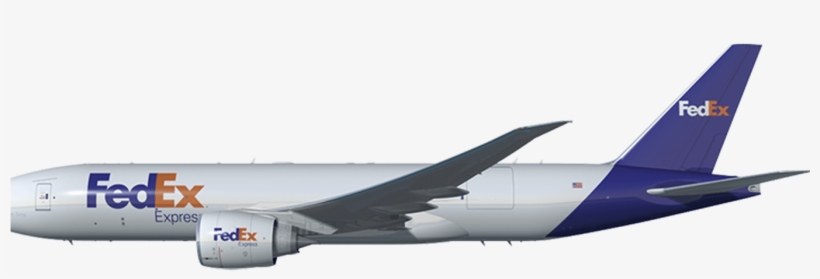 Boeing Fedex - Boeing 777, transparent png download