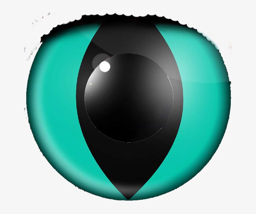 Cat Eye Aqua - Circle, transparent png download